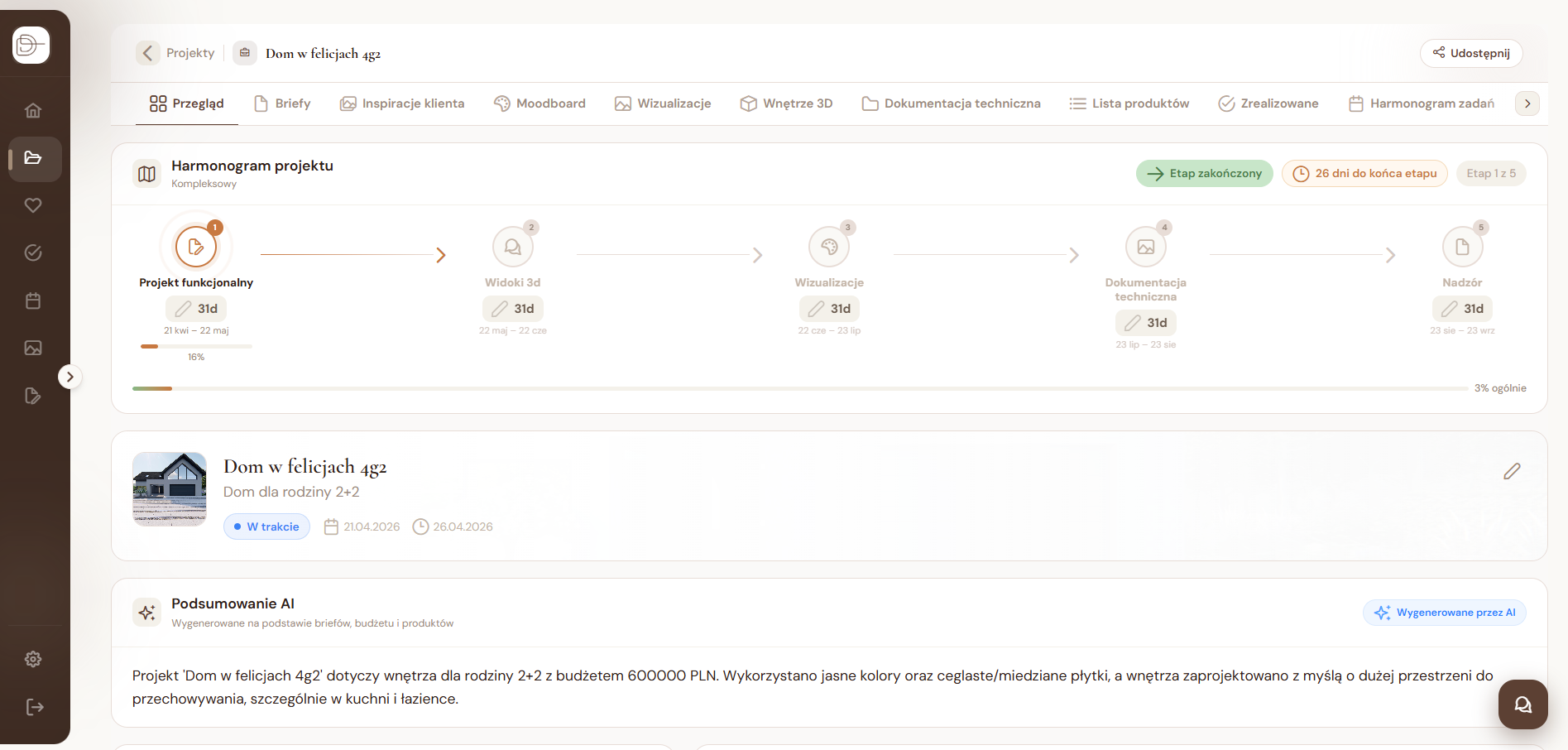 Clear Project Panel